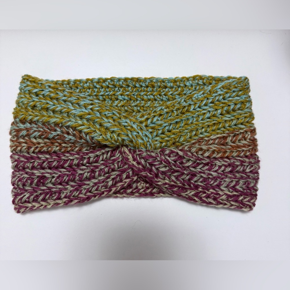 Multicolor Knit Turban Headband